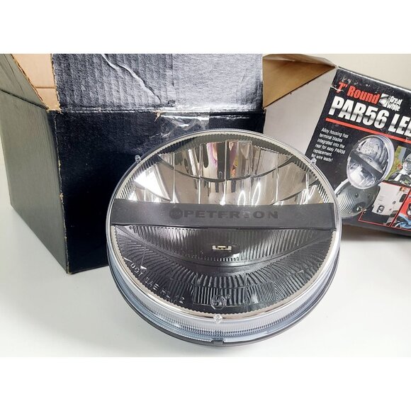 Peterson V701C 7" Round PAR56 LED Headlight Easy Installation D.O.T. Legal Used - Picture 8 of 11